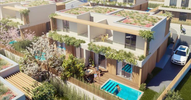 Empreendimento de luxo Gaia traz a Sesimbra 32 moradias ecológicas com piscina