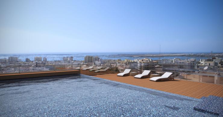 Palácio BR Avenida em Faro chega ao mercado: casas modernas com vista para a Ria Formosa