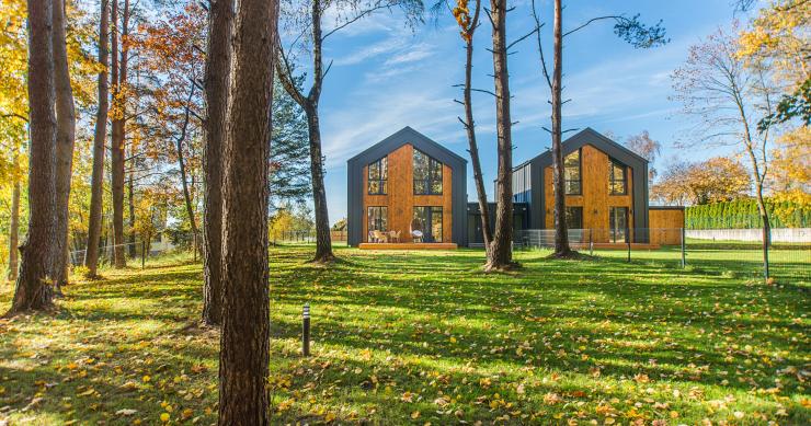 Construção de casas pré-fabricadas 