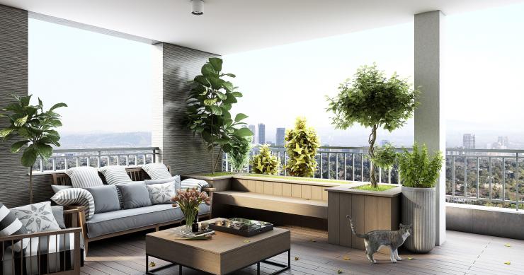 Aquecer a varanda ou terraço