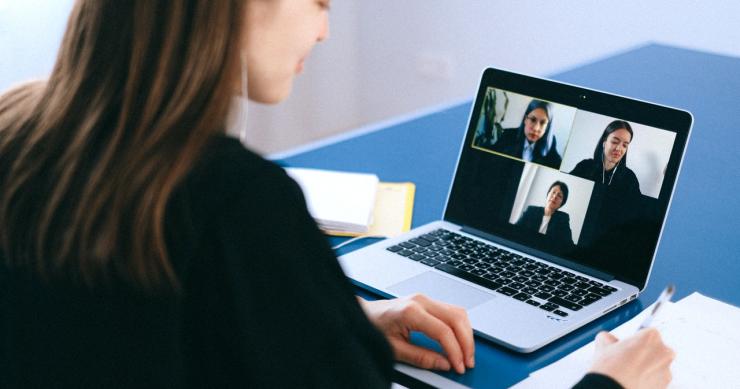 Videochamadas no teletrabalho