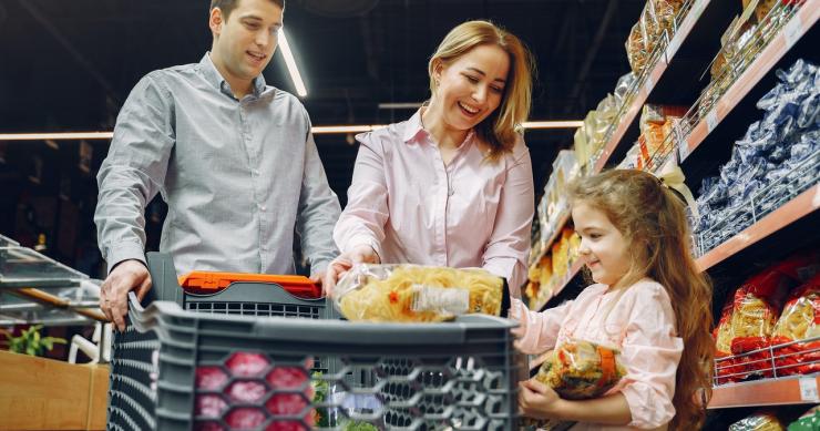 Apoio para comprar alimentos