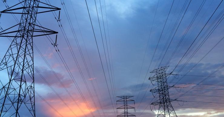 Limite do preço do gás na produção de eletricidade com luz verde
