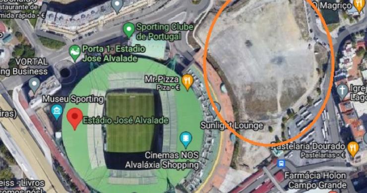 Projeto imobiliário junto ao estádio do Sporting