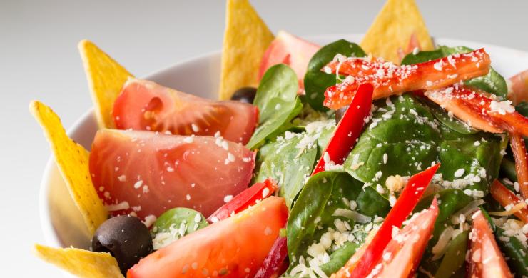 Salada de Verão com Nachos