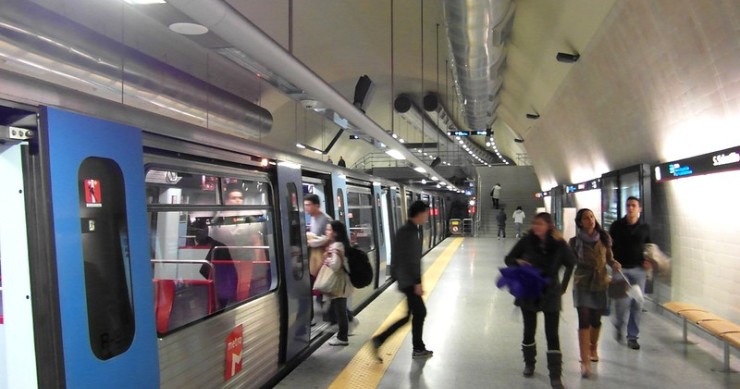 Obras no metro de Lisboa