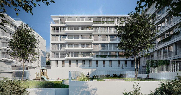 Casas novas na margem sul de Lisboa