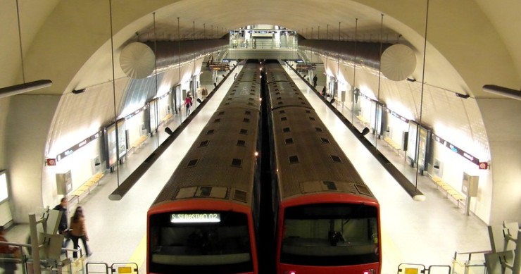 Obras no metro de Lisboa