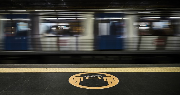 Estações do Metro de Lisboa encerradas