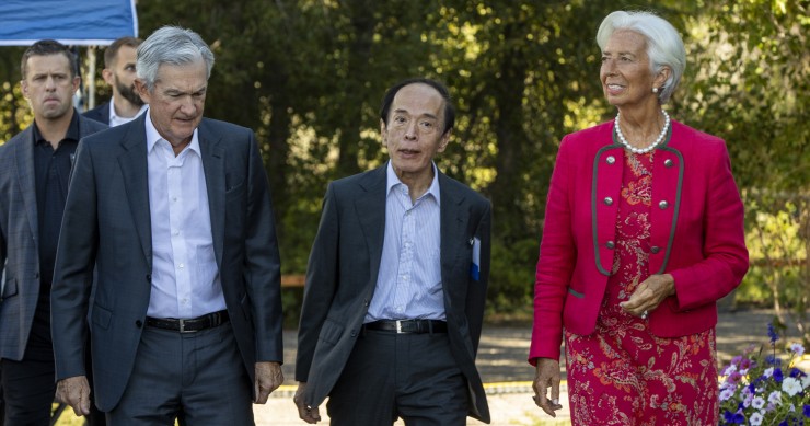 Encontro de líderes dos bancos centrais do mundo, em Jackson Hole Economic Symposium Held, EUA. Christine Lagarde