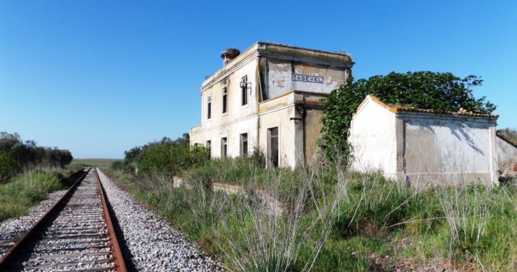 Antiga estação de comboios de Casével