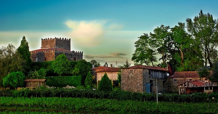 Castelo transformado em hotel em Ponte de Lima