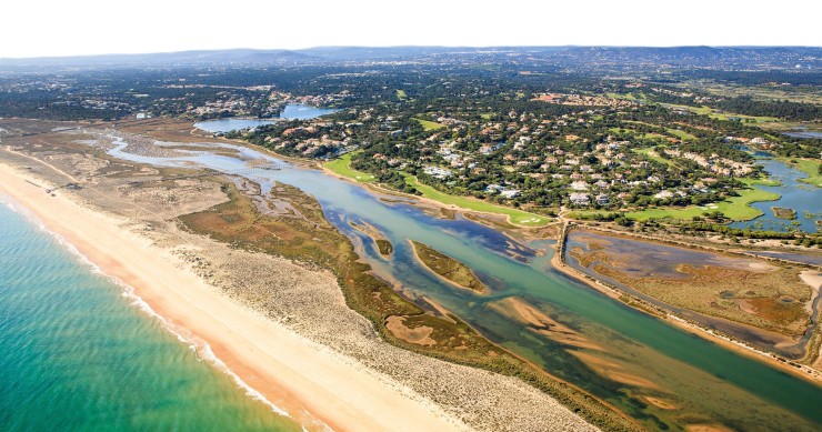 Casas de luxo na Quinta do Lago, no Algarve