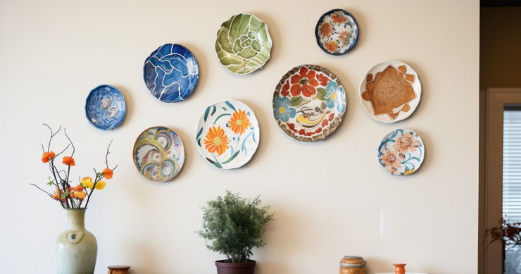 piatti decorativi parete