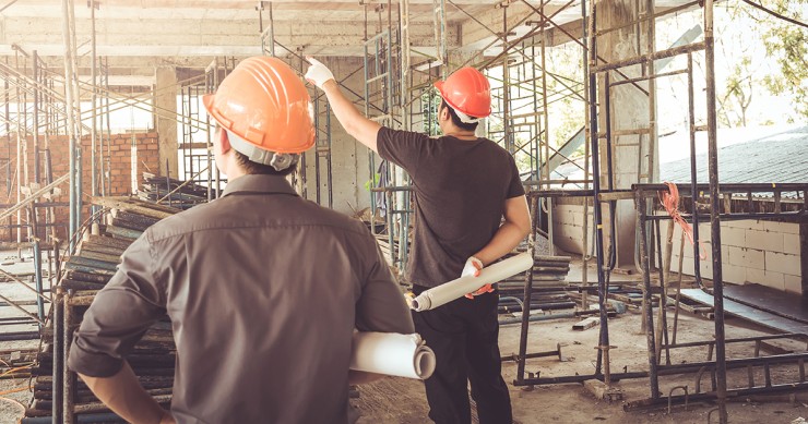 Falta de mão de obra na construção