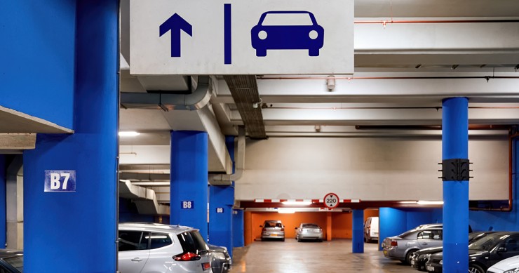 Parque de estacionamento no Porto