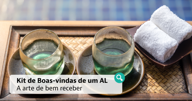 Kit de boas-vindas para alojamento local 