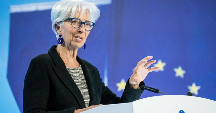 Christine Lagarde, presidente do BCE. Christine Lagarde
