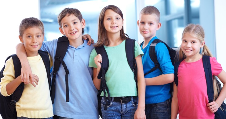 Meninos na escola 
