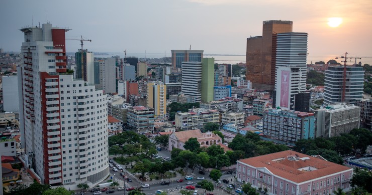 Vista panorâmica de Luanda