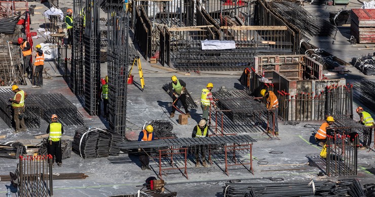 Salários no imobiliário e construção