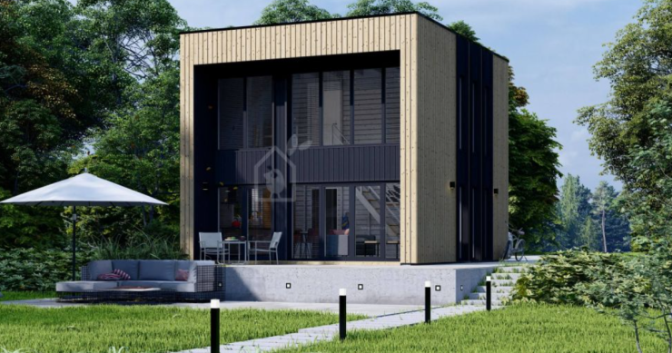 La casa prefabricada de madera de diseño moderno por 30.000 euros