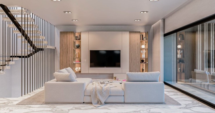Sala de estar elegante 