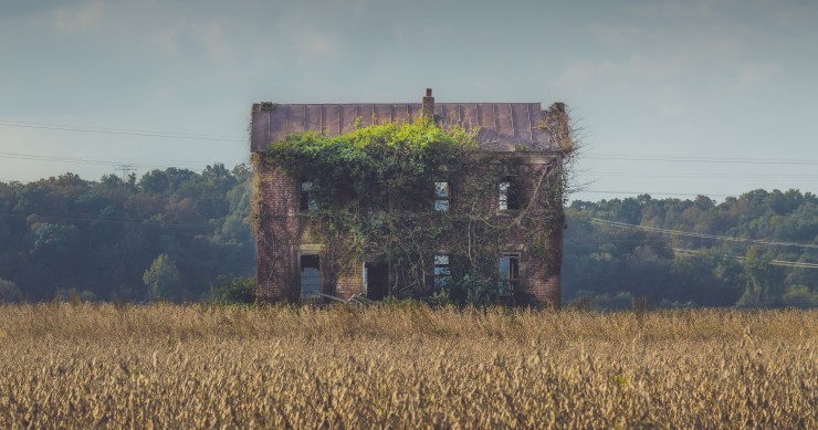 casa em ruínas