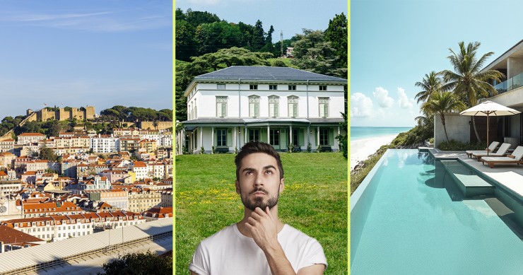 Procura de casas de luxo em Portugal