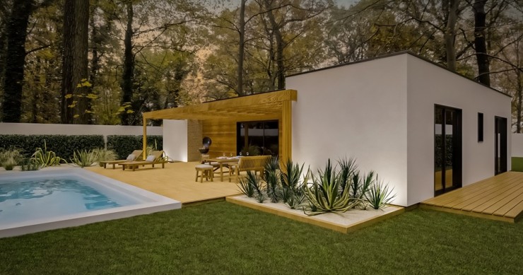 Casas de madeira à venda