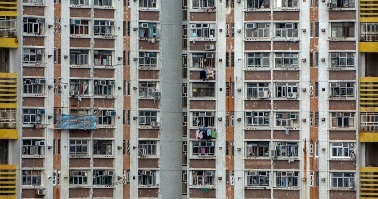 Edifício residencial em Hong Kong