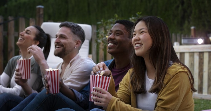 Sessões de cinema ao ar livre