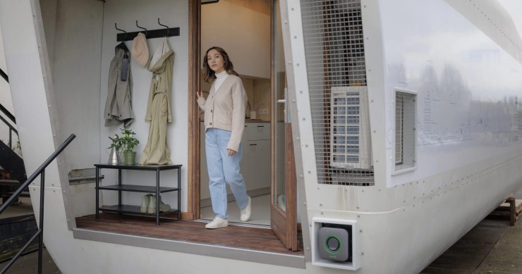 El proyecto Nestle es obra del estudio holandés Blade-Made y es una iniciativa pensada para buscar nuevas posibilidades constructivas con restos de turbinas.
