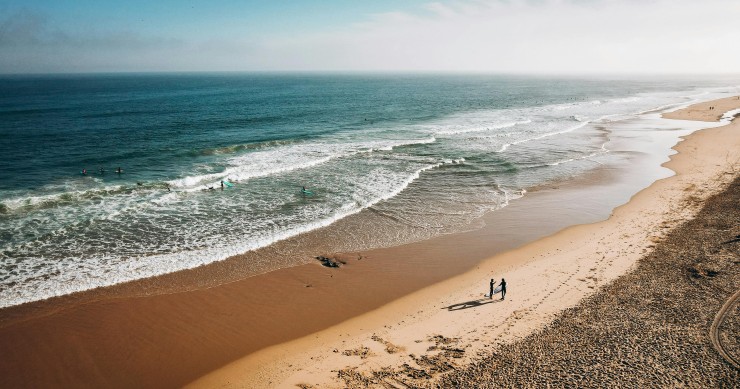 Blue flag beaches near Lisbon