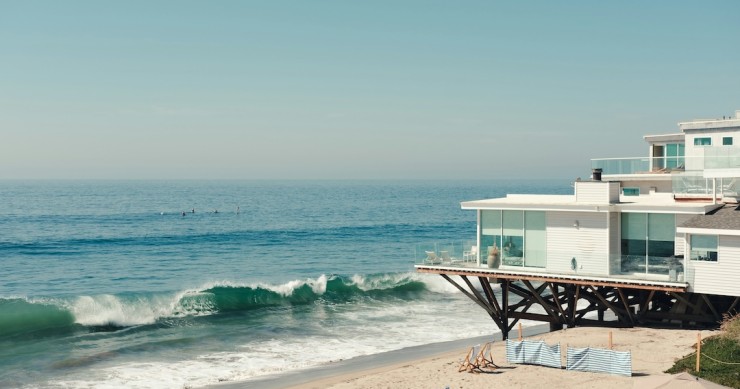 maison au bord de la plage