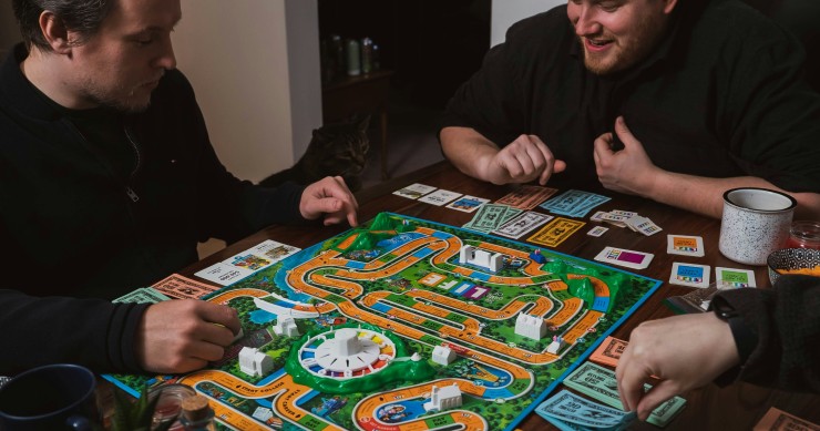 noite de jogos com amigos