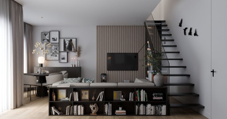 apartamento com sótão