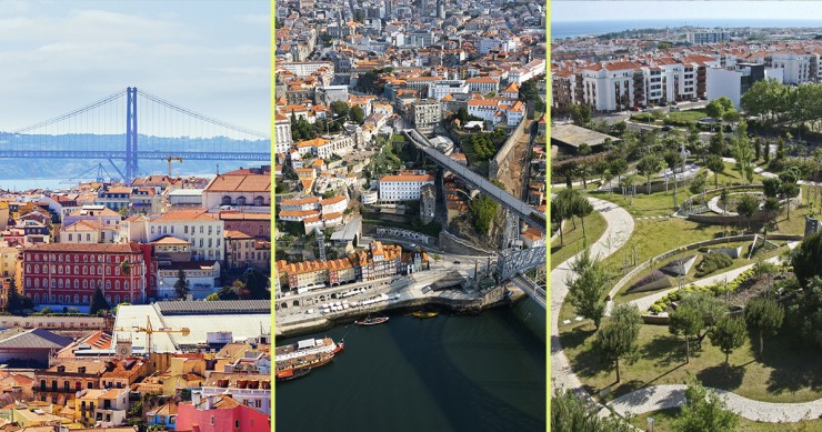 Lisboa, Porto e Oeiras