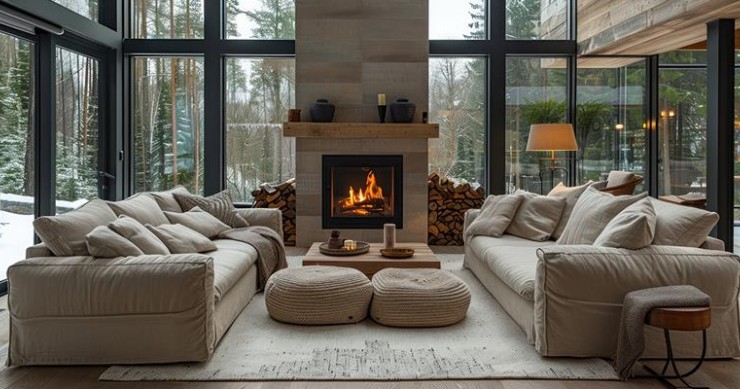 Aquecimento nas casas pré-fabricadas