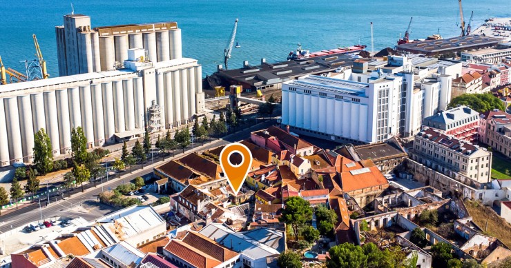 Edifício na Rua do Beato em leilão 