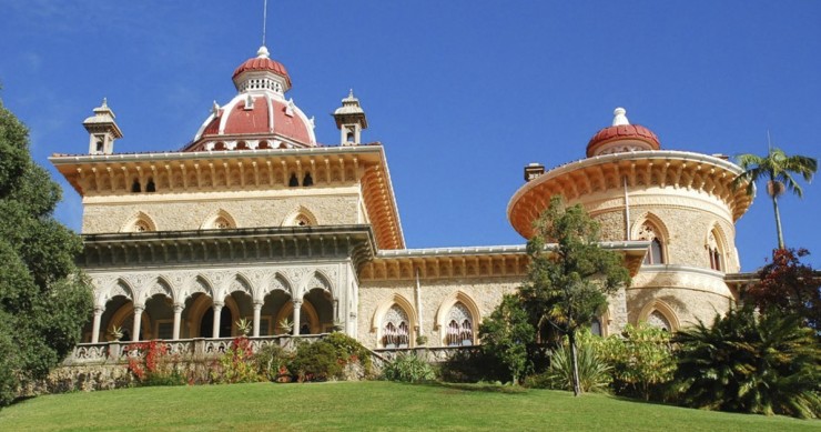 Obras no Palácio de Monserrate