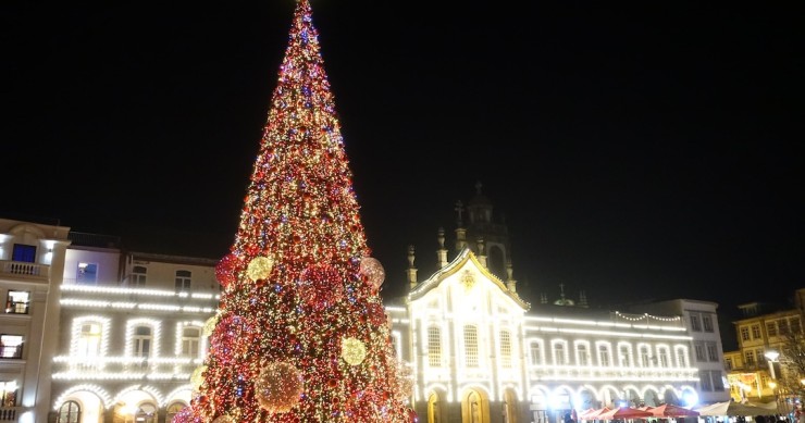 árvore de Natal em Braga