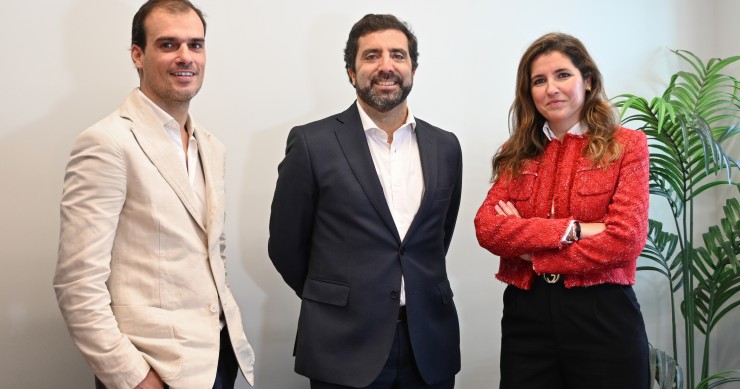 Rodrigo Canas, Pedro Valente e Raquel Arnaut.