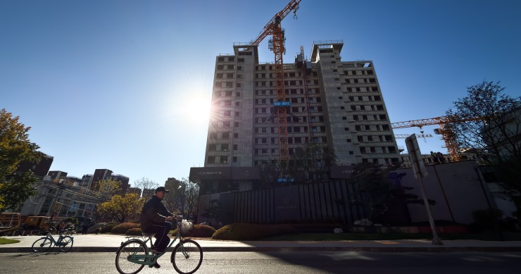 Construção de casas na China