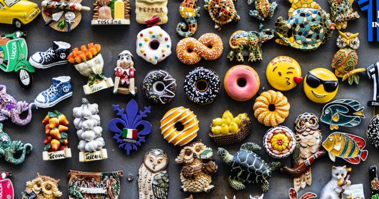 ímanes do frigorífico 