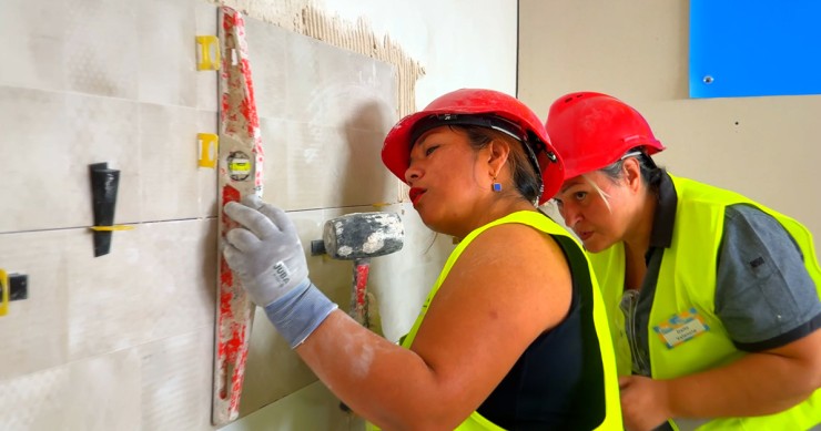 mulheres na construção