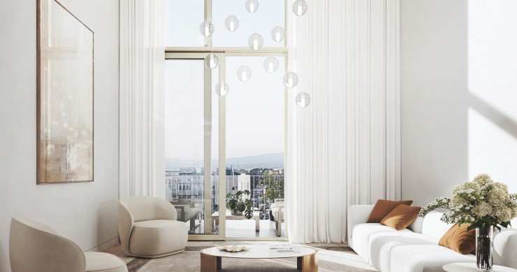 sala com boa exposição solar