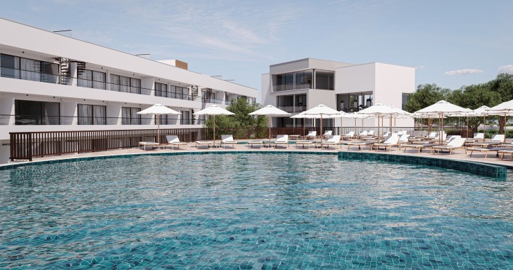 Apartamentos novos com piscina