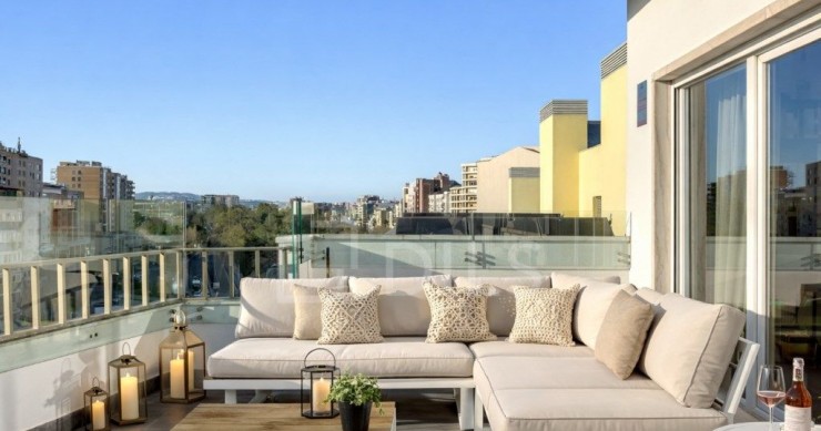 Casas com terraços panorâmicos