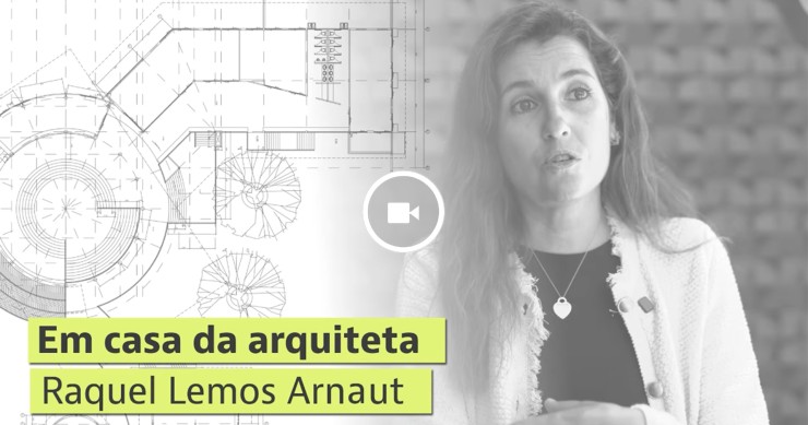em casa da arquiteta